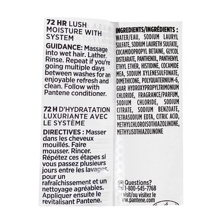Pantene Daily Moisture Renewal Shampoo, Travel Size, 1.7fl oz