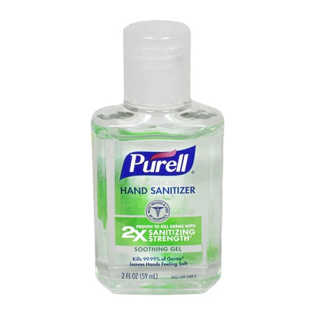 Purell Advanced Hand Sanitizer with Aloe, Travel Size, 2 fl oz