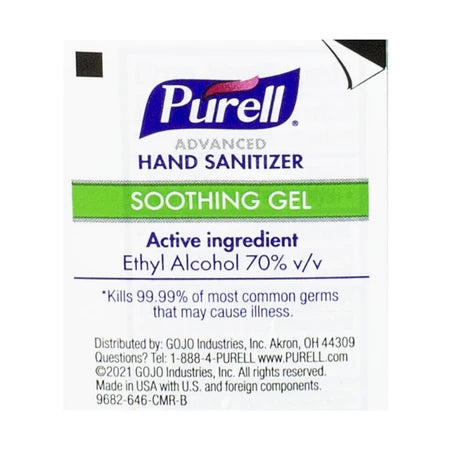 Purell Advanced Hand Sanitizer with Aloe, Travel Size, 2 fl oz